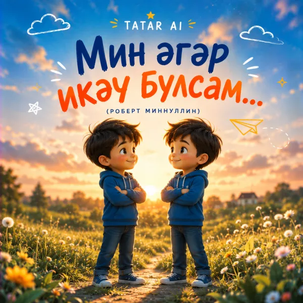 Tatar Ai - Мин әгәр икәү булсам... (Роберт Миңнуллин)
